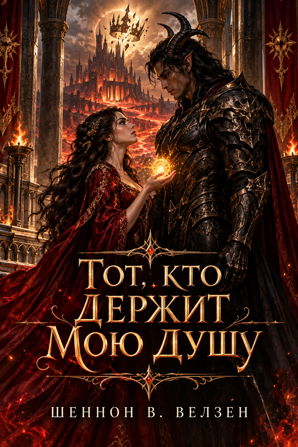 Обложка книги Тот, кто держит мою душу — Шеннон В. Велзен