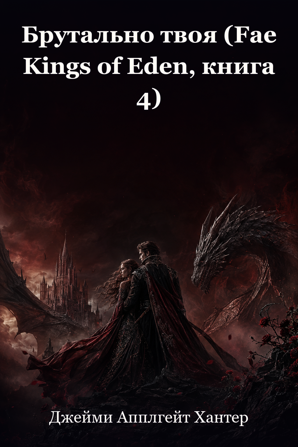 Обложка книги Брутально твоя (Fae Kings of Eden, книга 4) — Джейми Апплгейт Хантер — Brutally Yours (Fae Kings of Eden #4)