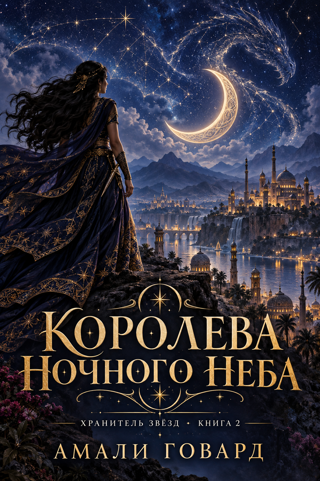 Обложка книги Королева ночного неба — Амали Говард — Queen of the Night Sky (Starkeeper #2)