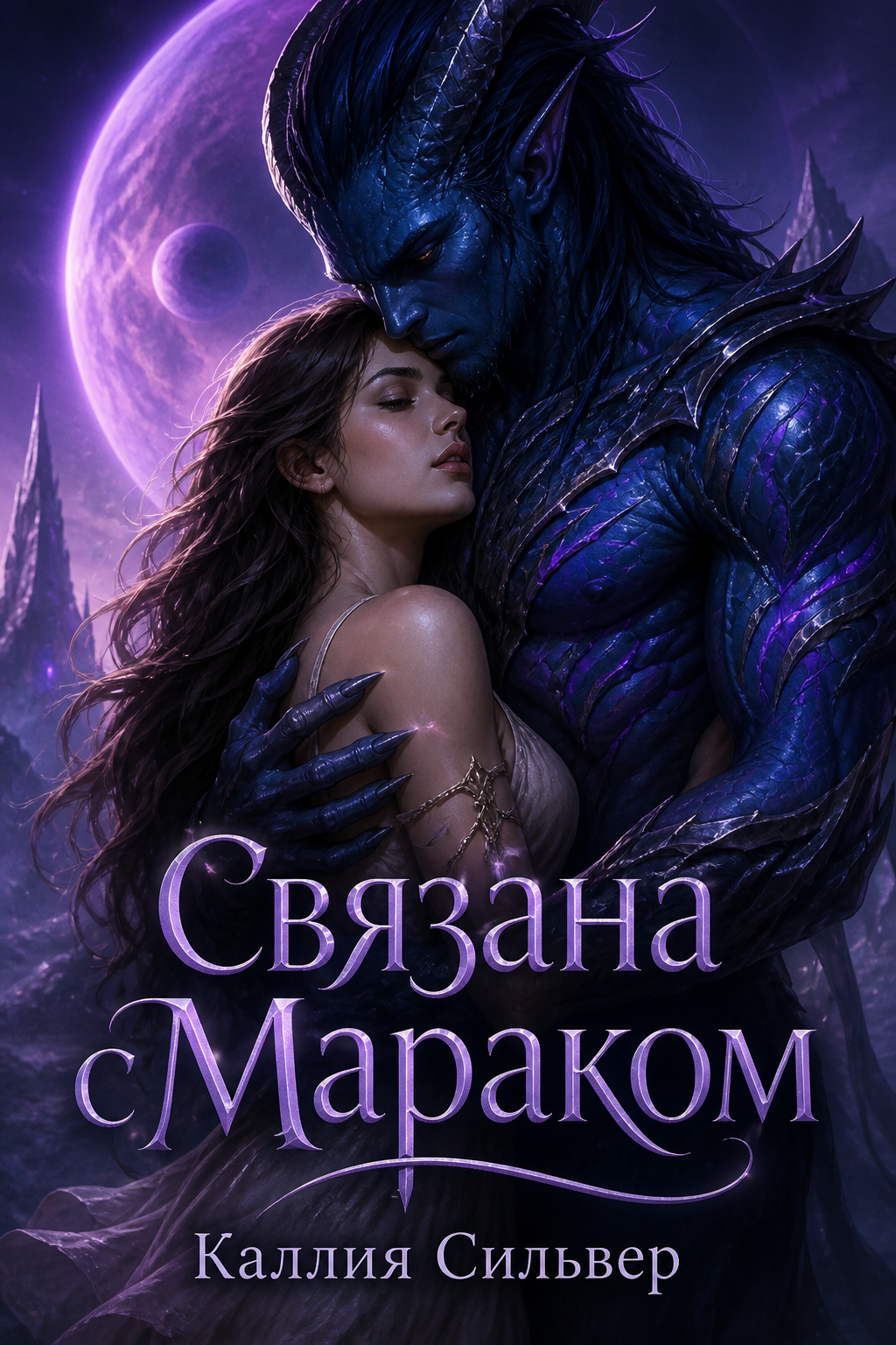 Обложка книги Связана с Мараком (Stolen From Earth, кн. 1) — Каллия Сильвер — Bound to the Marak (Stolen From Earth #1)