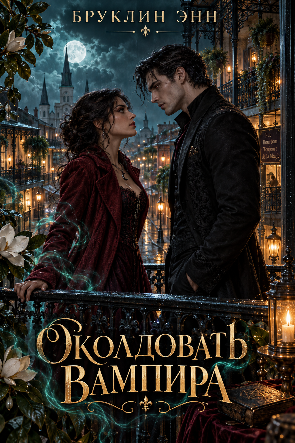 Обложка книги Околдовать вампира — Бруклин Энн — Bewitching the Vampire