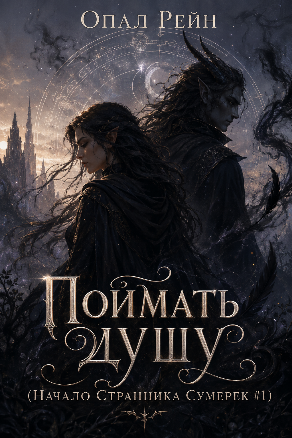 Обложка книги Поймать душу (Начало Странника Сумерек #1) — Опал Рейн — To Trap a Soul (Duskwalker Beginnings #1)