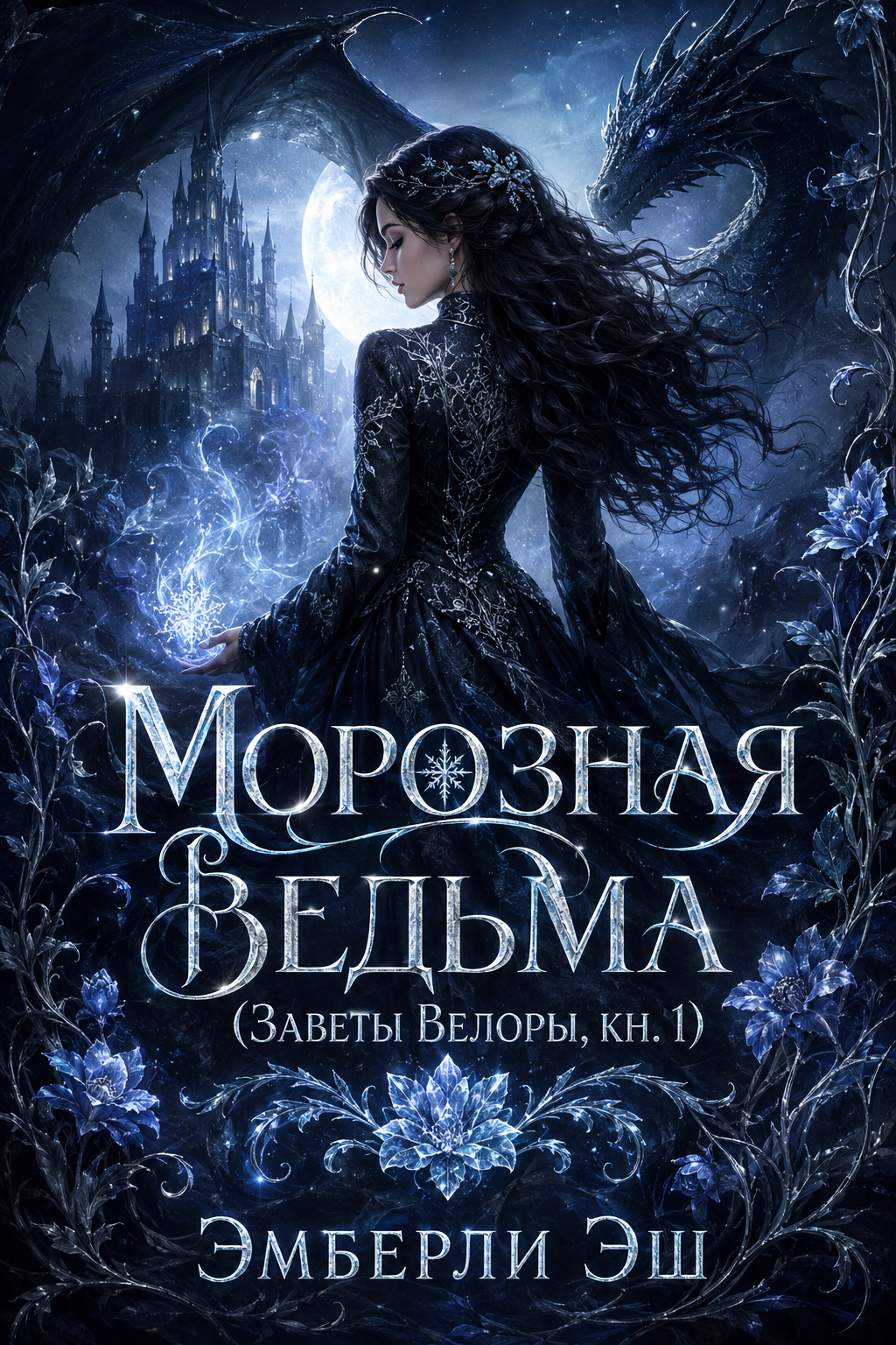 Обложка книги Морозная ведьма (Заветы Велоры, кн. 1) — Эмберли Эш — The Frost Witch (The Covenants of Velora, #1)