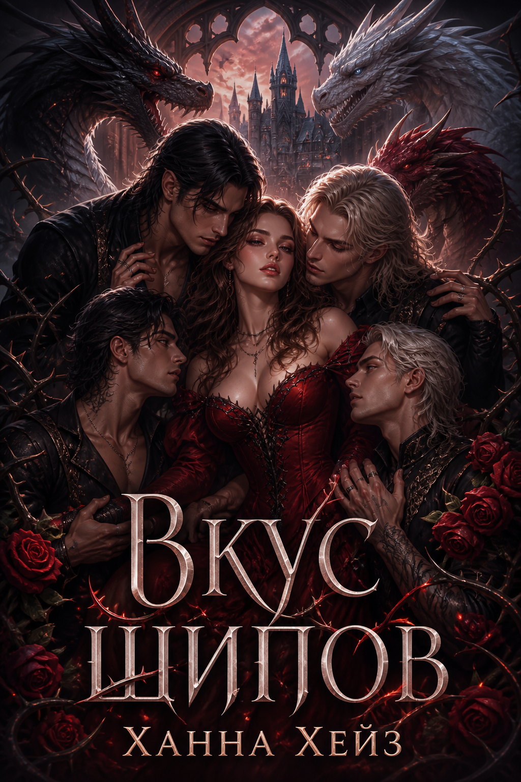 Обложка книги Вкус шипов (Академия Файрстоун №3) — Ханна Хейз — Taste of Thorns (The Firestone Academy #3)