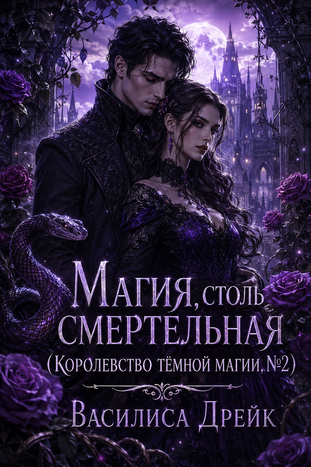 Обложка книги Магия, столь смертельная (Королевство тёмной магии, №2) — Василиса Дрейк — A Magic So Deadly (Kingdom of Dark Magic, #2)
