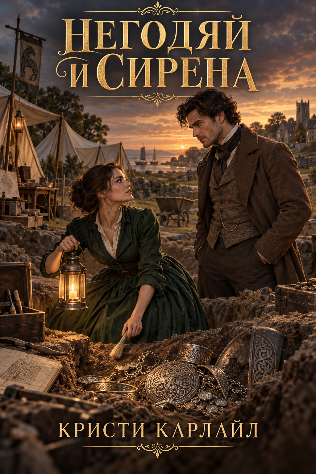 Обложка книги Негодяй и сирена — Кристи Карлайл — The Scoundrel and the Siren