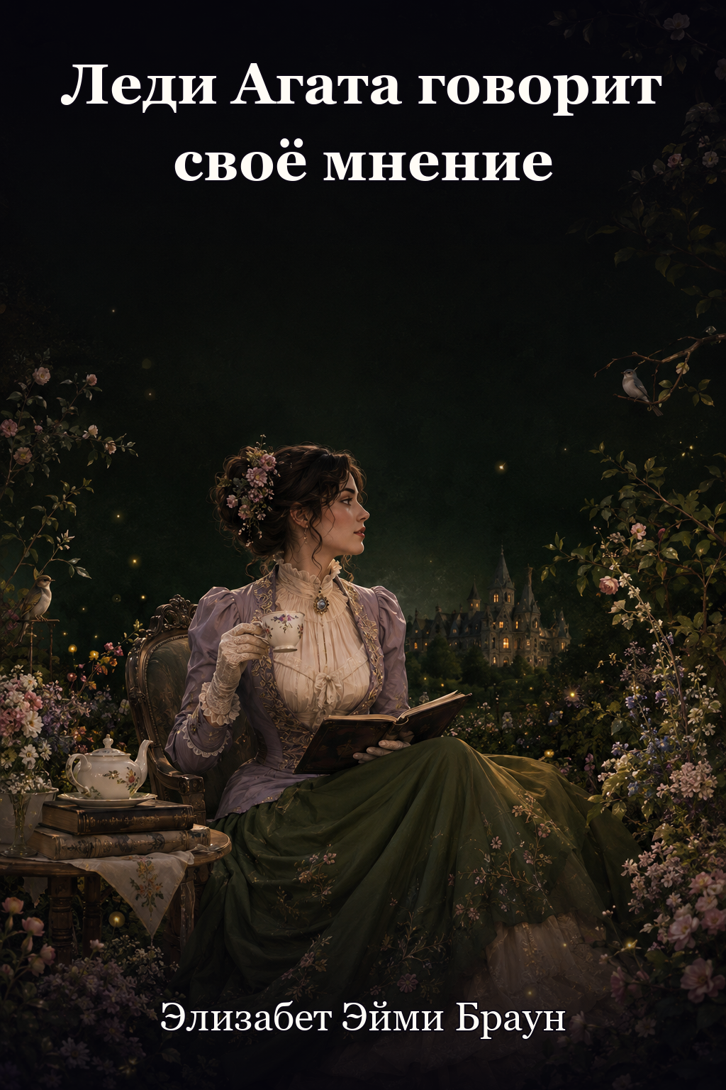 Обложка книги Леди Агата говорит своё мнение — Элизабет Эйми Браун — Lady Agatha Speaks Her Mind