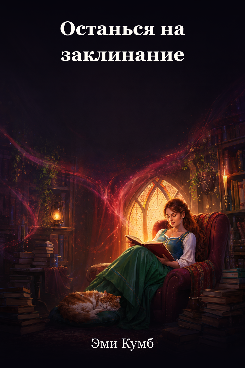 Обложка книги Останься на заклинание — Эми Кумб — Stay for a Spell