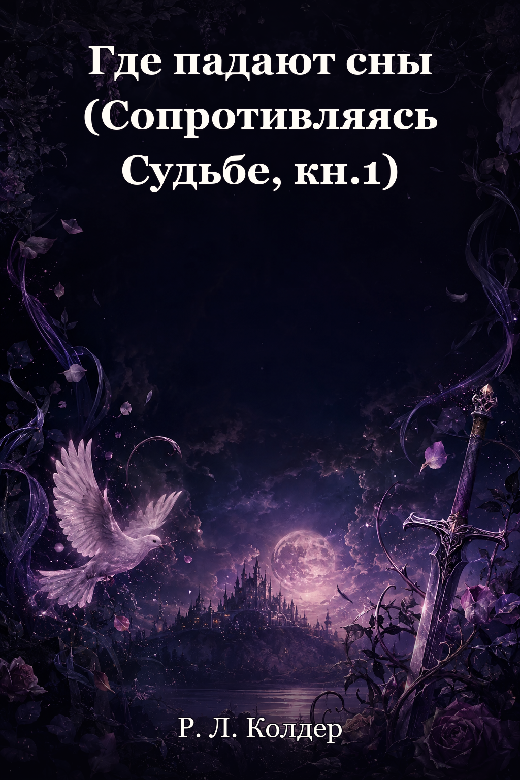 Обложка книги Где падают сны (Сопротивляясь Судьбе, кн.1) — Р. Л. Колдер — Where Dreams Fall (Defying Fate #1)