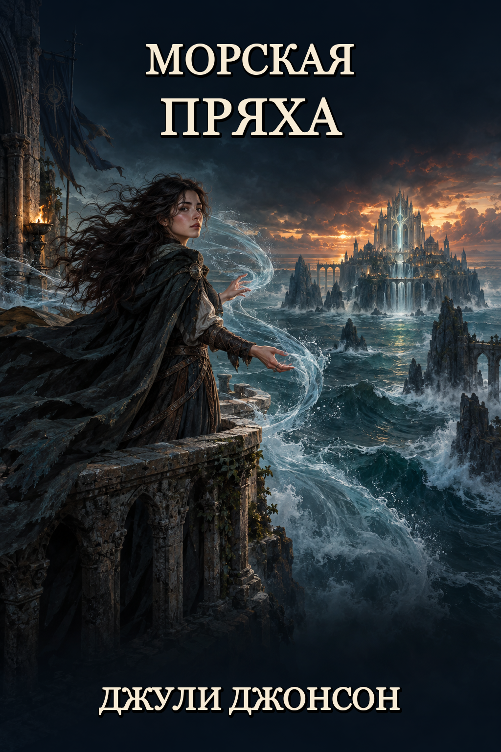 Обложка книги Морская пряха — Джули Джонсон — The Sea Spinner