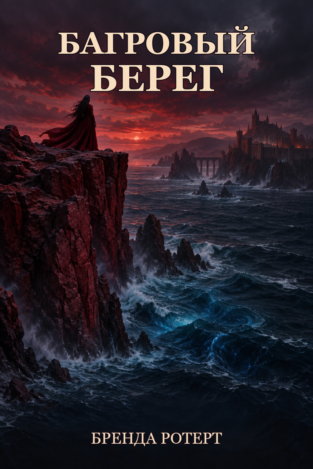 Обложка книги Багровый берег — Бренда Ротерт — Crimson Shore (Blue Arrow Island, #2)