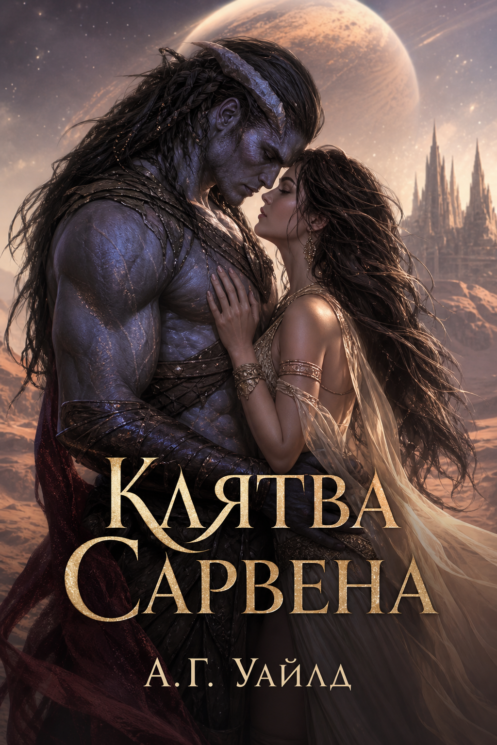 Обложка книги Клятва Сарвена (Барбарианс оф зе Даст, книга 3) — А.Г. Уайлд — Sarven’s Oath (Barbarians of the Dust #3)