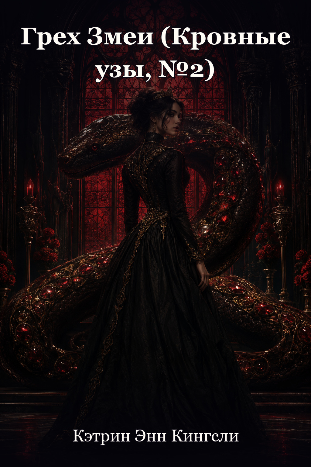 Обложка книги Грех Змеи (Кровные узы, №2) — Кэтрин Энн Кингсли — The Serpent’s Sin (Bloodlines, #2)