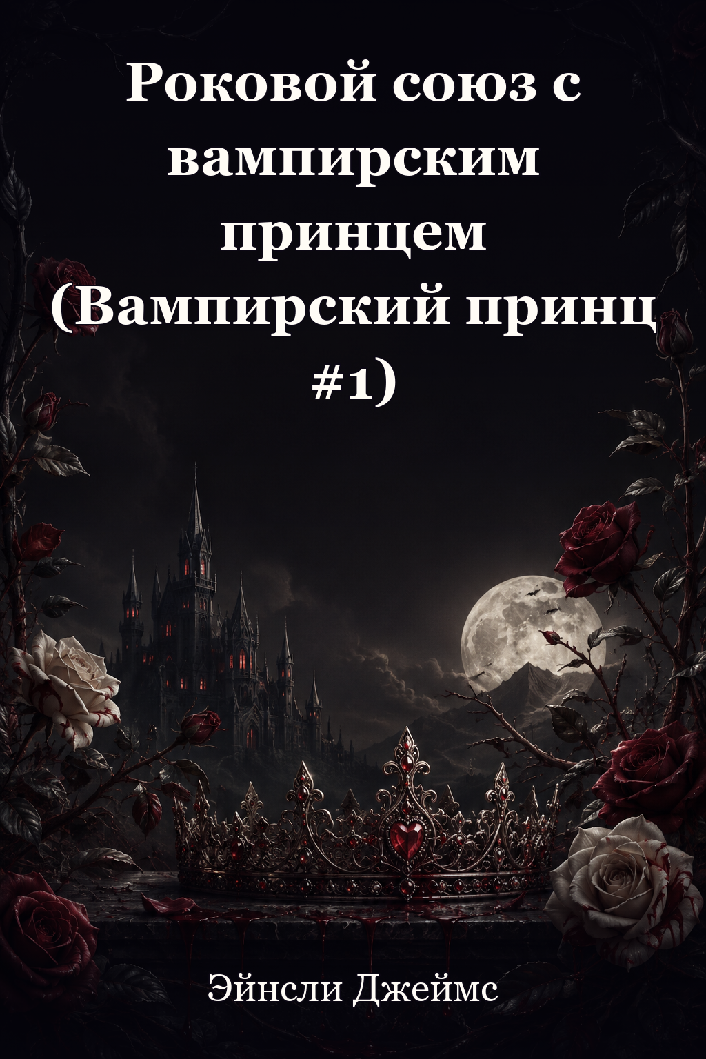 Обложка книги Роковой союз с вампирским принцем (Вампирский принц #1) — Эйнсли Джеймс — Fated to the Vampire Prince (Vampire Prince #1)