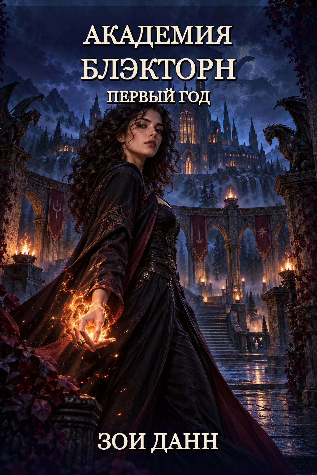 Обложка книги Академия Блэкторн: первый год — Зои Данн — Blackthorne Academy: Year One