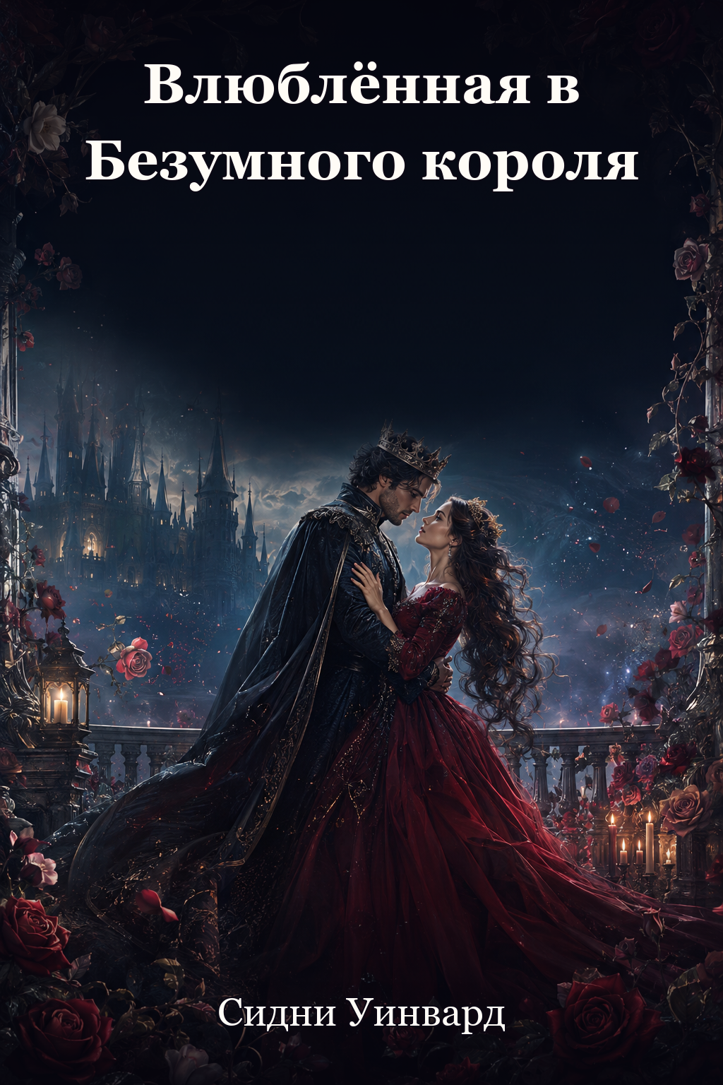 Обложка книги Влюблённая в Безумного короля — Сидни Уинвард — Falling for the Mad King: A Fairy Tale Villain Mash-Up