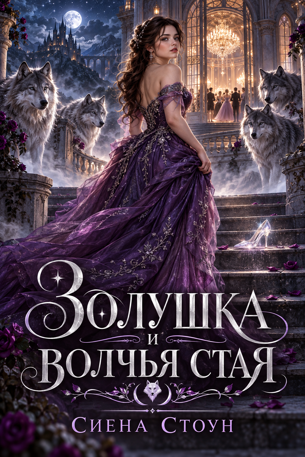 Обложка книги Золушка и волчья стая — Сиена Стоун