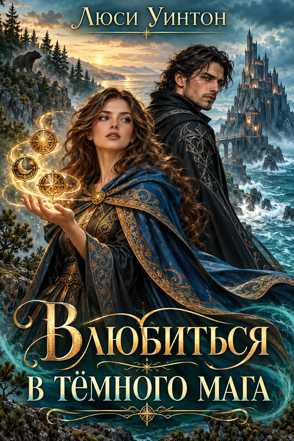 Обложка книги Влюбиться в тёмного мага — Люси Уинтон