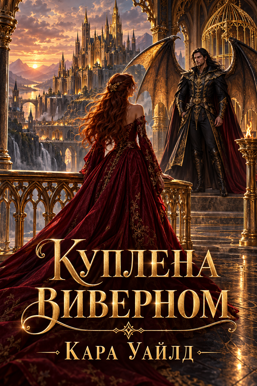 Обложка книги Куплена виверном — Кара Уайлд