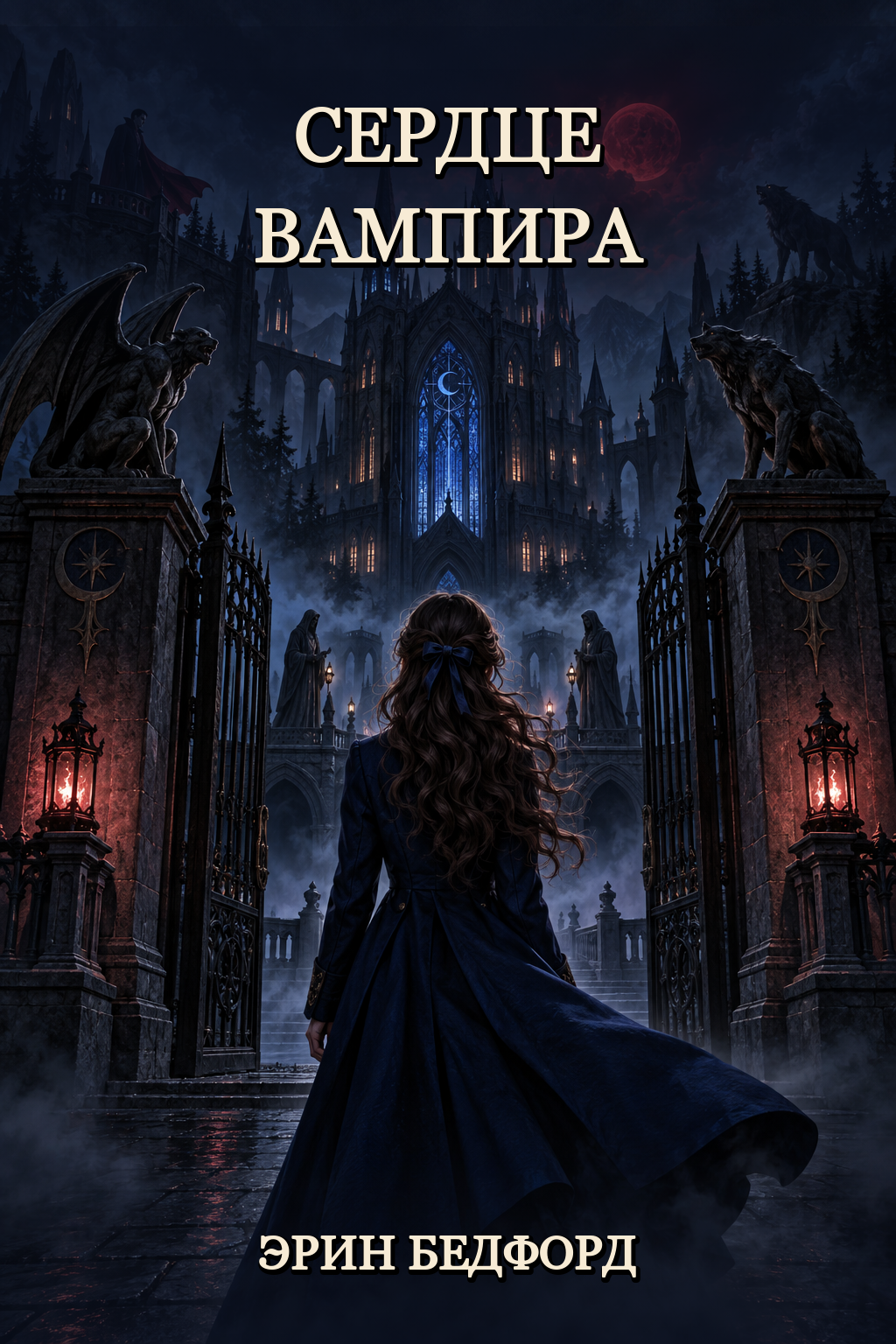 Обложка книги Сердце вампира (Сверхъестественная академия Дюран, #1) — Эрин Бедфорд — Heart of a Vampire (Durand Supernatural Academy, #1)