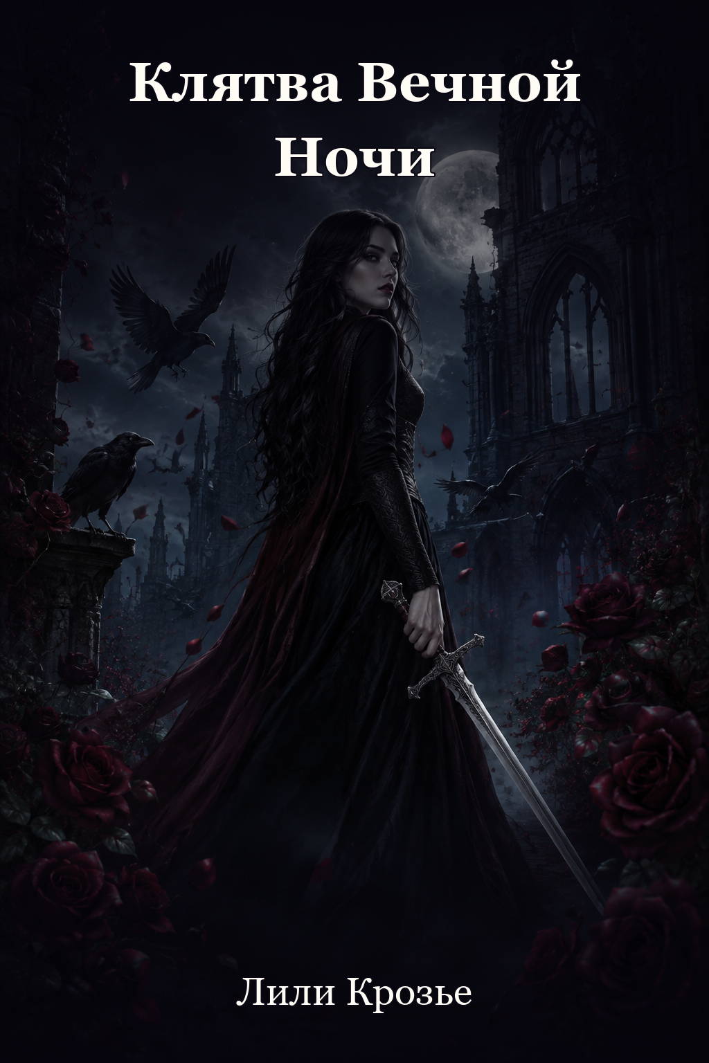 Обложка книги Клятва Вечной Ночи — Лили Крозье — Vow of Eternal Night