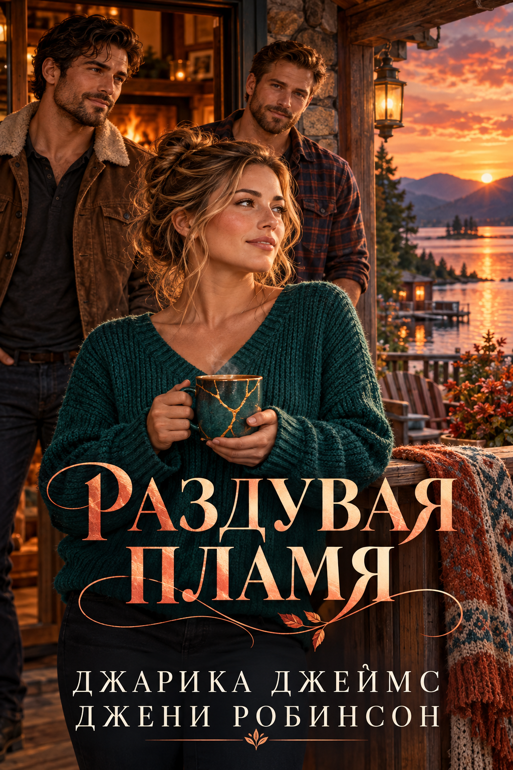 Обложка книги Раздувая пламя — Джарика Джеймс и Джени Робинсон
