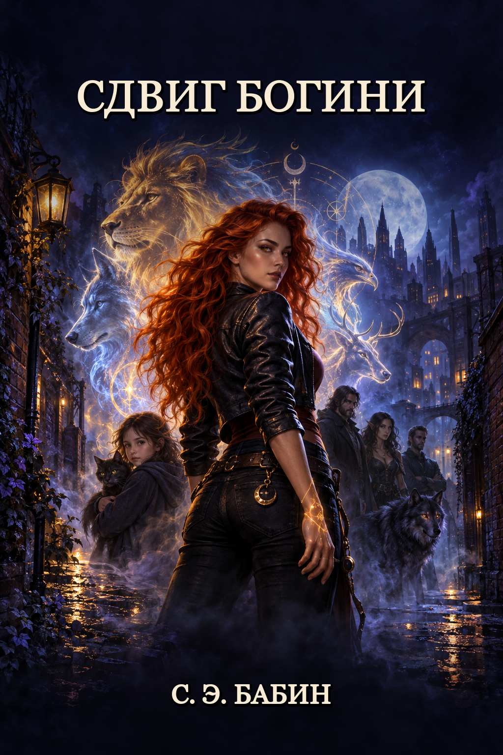 Обложка книги Сдвиг богини (Лорды-оборотни, #8) — С. Э. Бабин — Goddess Shifting (Shifter Lords Book 8)