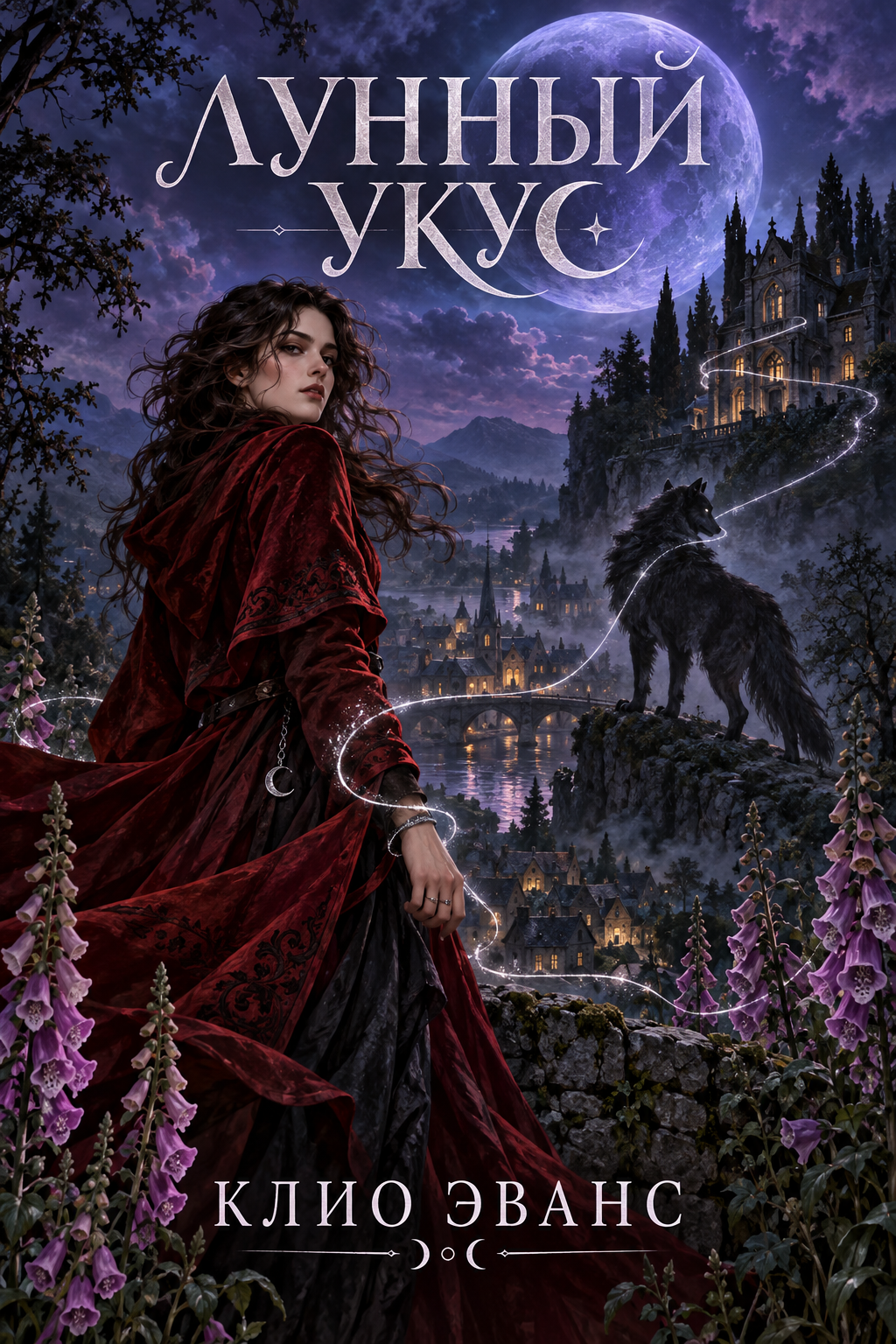 Обложка книги Лунный укус — Клио Эванс — Moon Bite