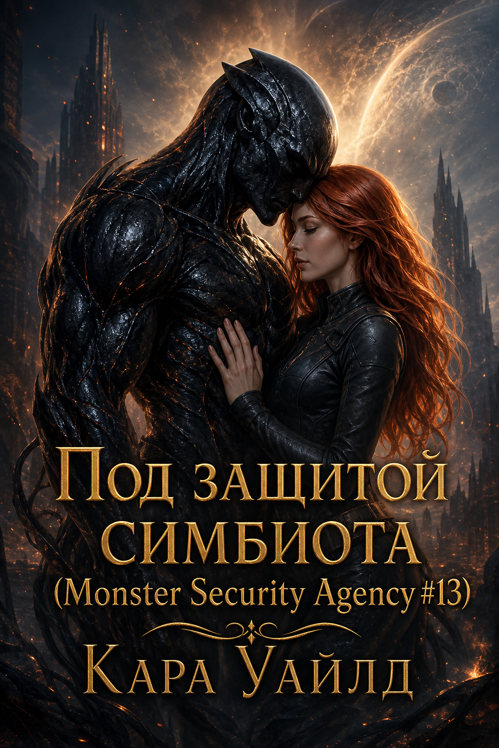 Обложка книги Под защитой симбиота (Monster Security Agency #13) — Кара Уайлд — Guarded by the Symbiote (Monster Security Agency #13)