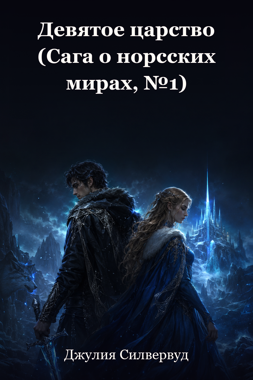 Обложка книги Девятое царство (Сага о норсских мирах, №1) — Джулия Силвервуд — The Ninth Realm (The Norse Realms Saga, #1)