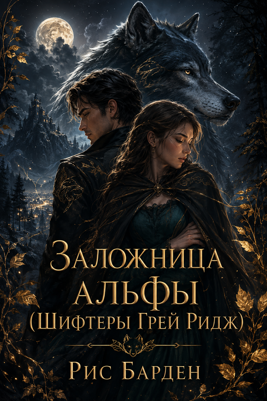 Обложка книги Заложница альфы (Шифтеры Грей Ридж) — Рис Барден — The Alpha’s Captive: A Shifter Romance (Shifters of Grey Ridge)