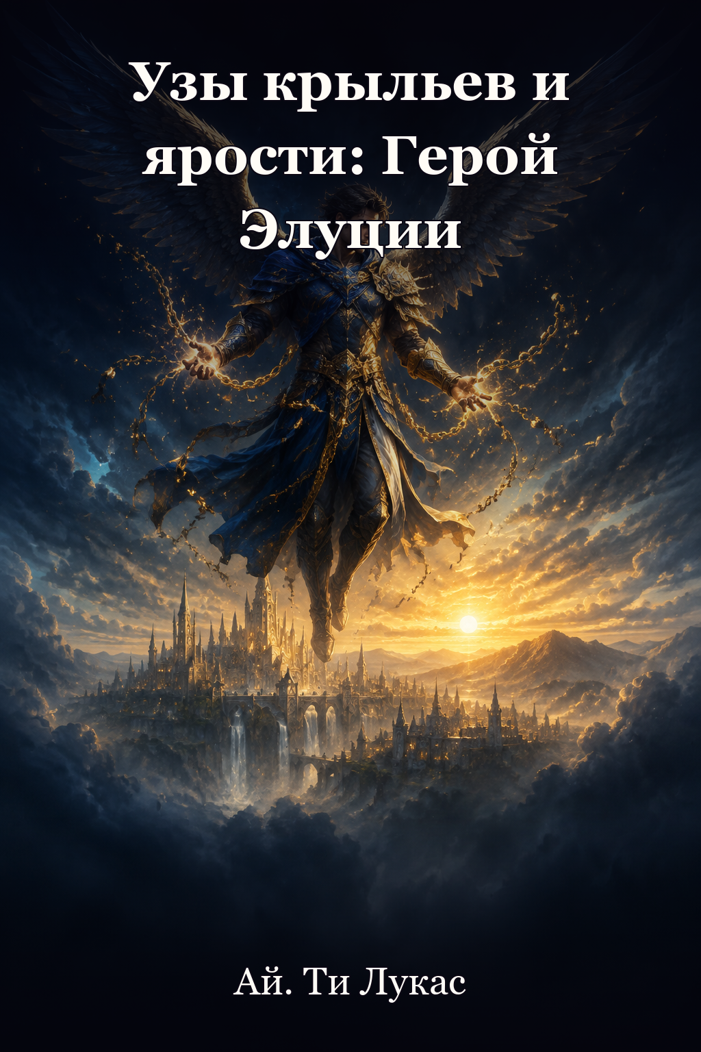 Обложка книги Узы крыльев и ярости: Герой Элуции — Ай. Ти Лукас — Bonds of Wings and Fury: Hero of Elucia