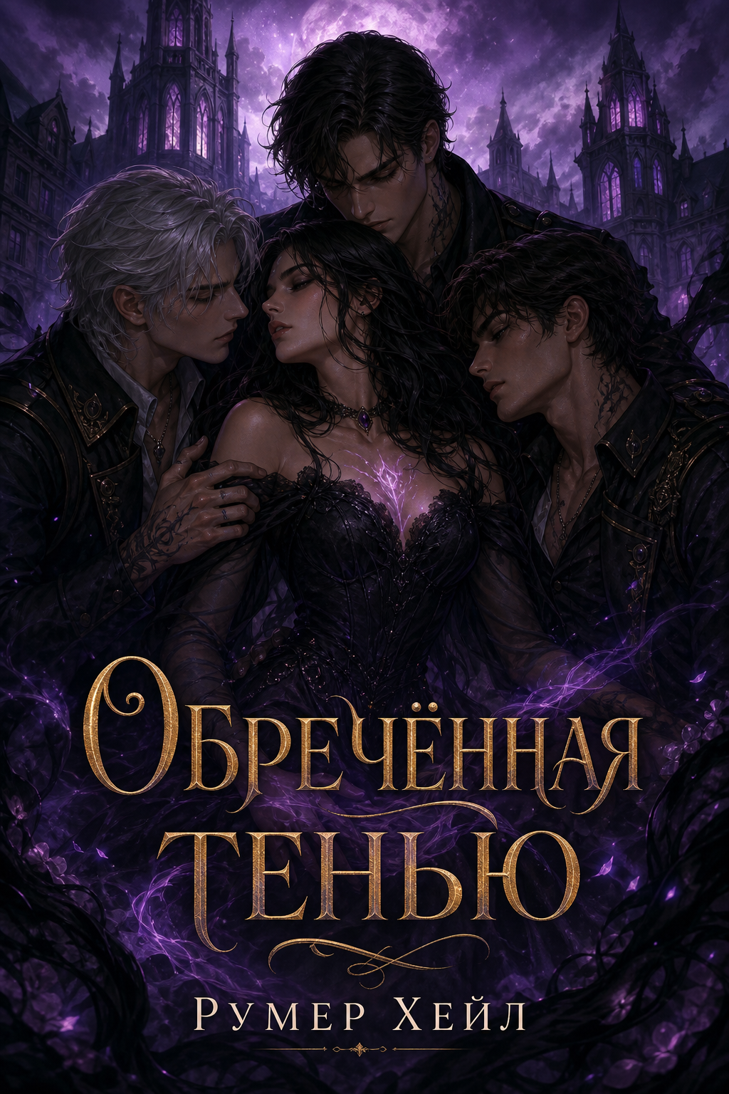 Обложка книги Обречённая тенью (Академия Тени, #2) — Румер Хейл — Shadow Fated (Shadow War Academy, #2)