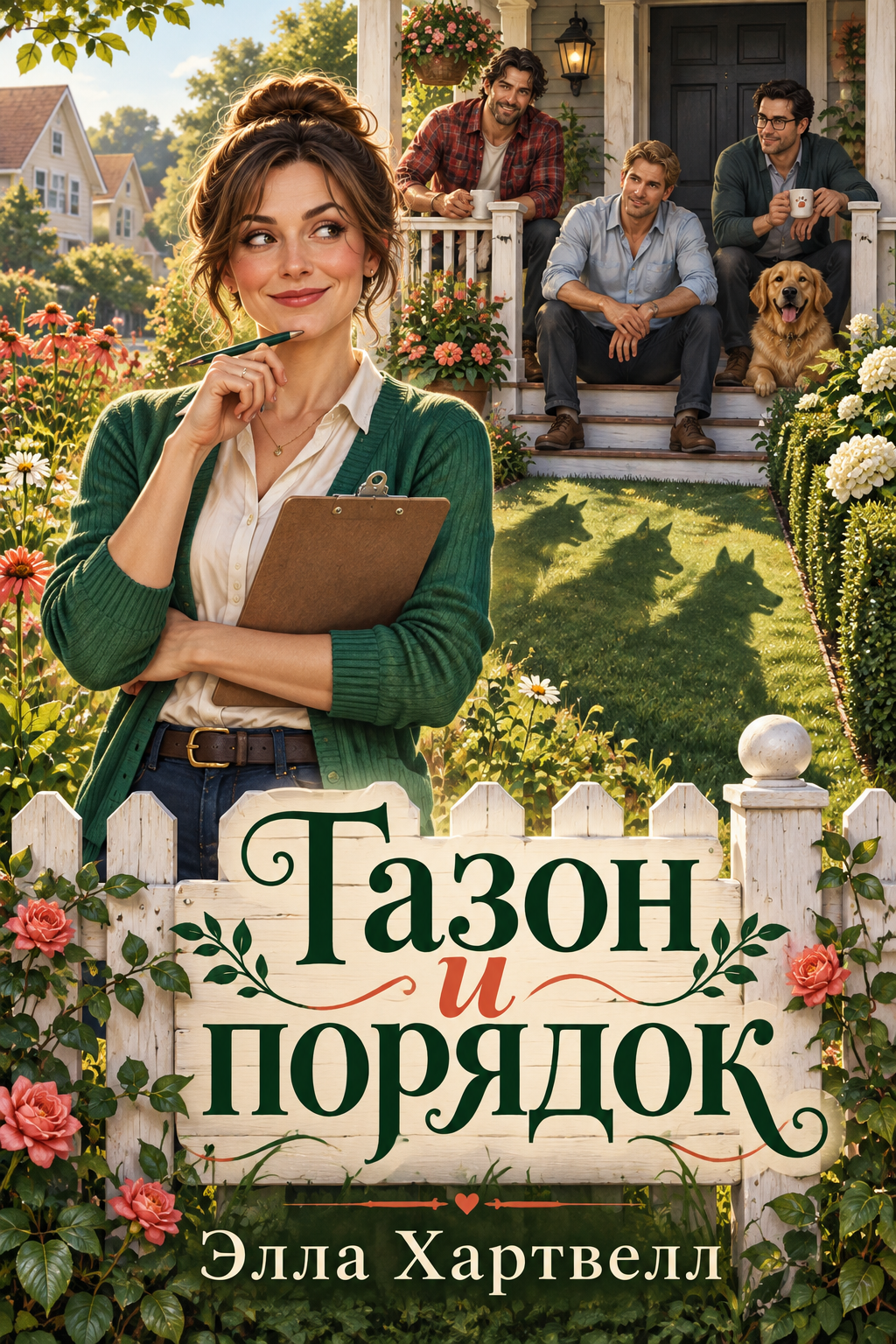 Обложка книги Газон и порядок — Элла Хартвелл