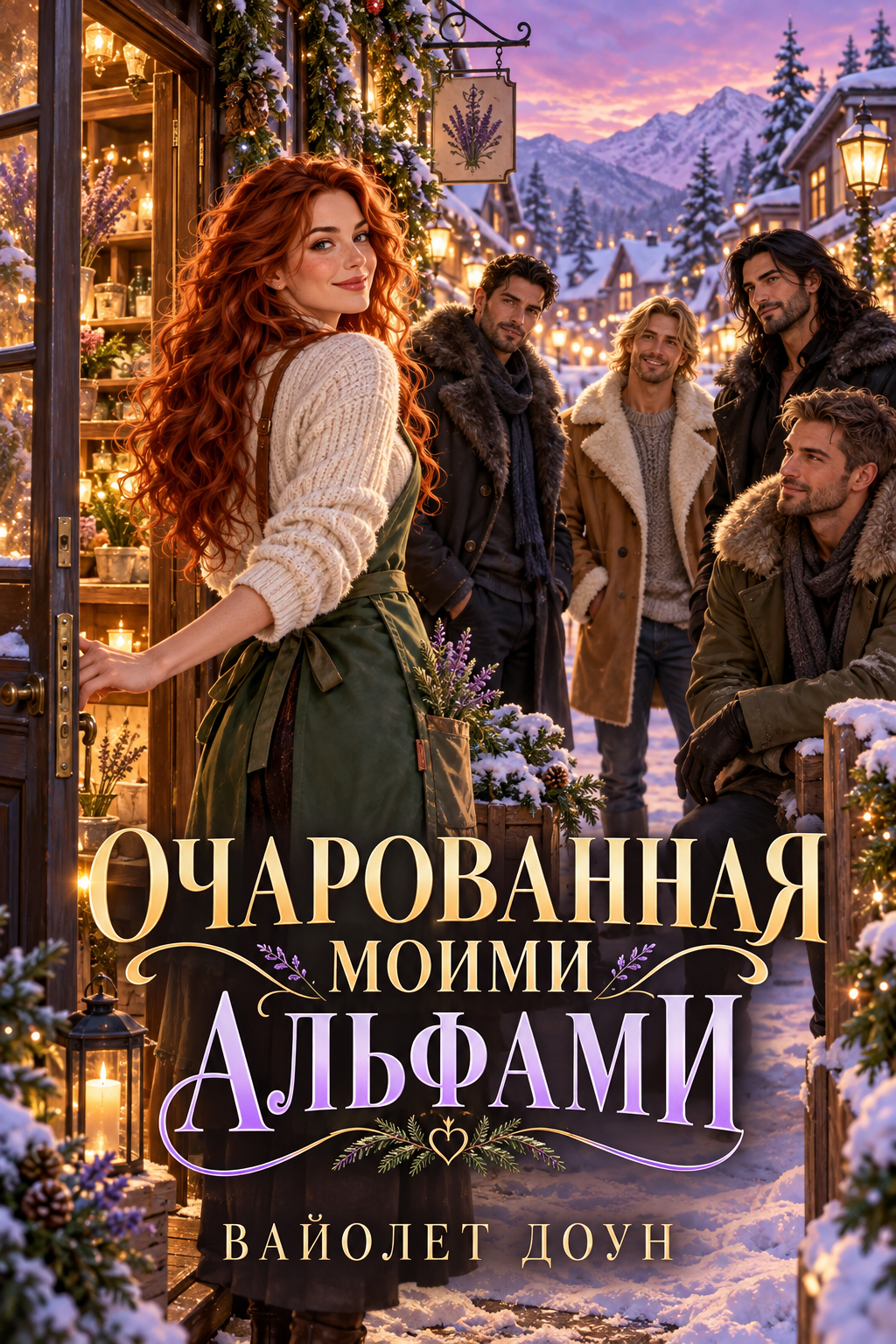 Обложка книги Очарованная моими альфами — Вайолет Доун