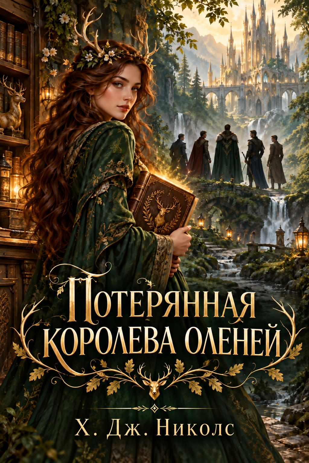 Обложка книги Потерянная королева оленей — Х. Дж. Николс