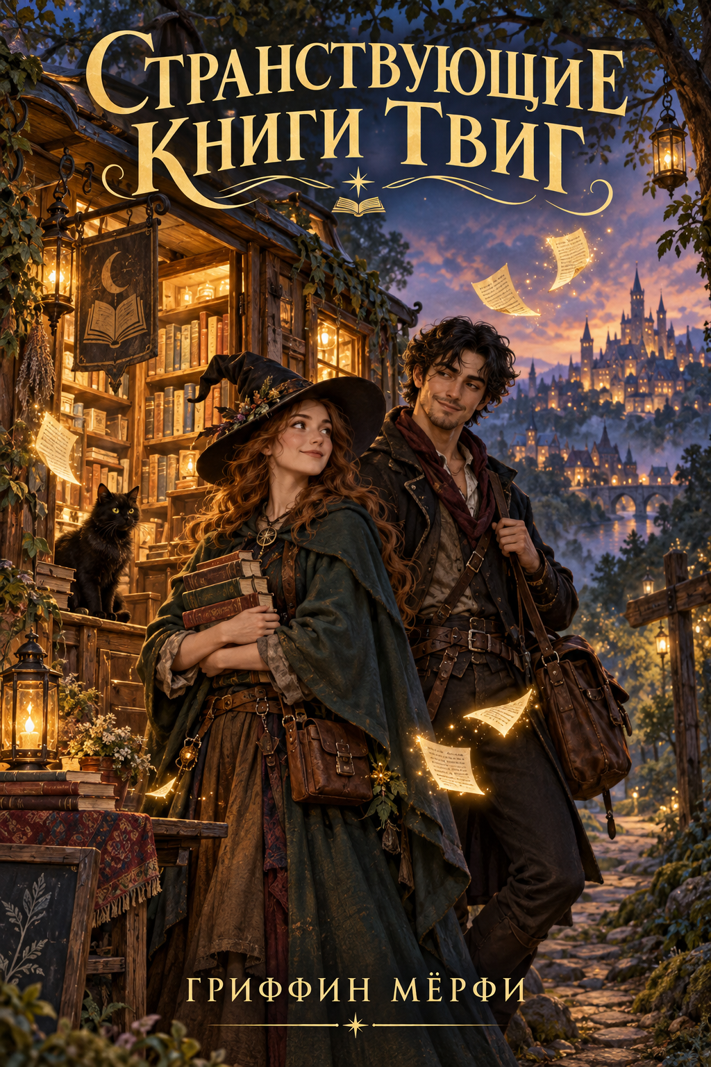 Обложка книги Странствующие книги Твиг — Гриффин Мёрфи — Twig’s Traveling Tomes