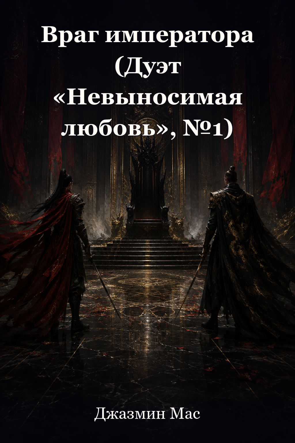 Обложка книги Враг императора (Дуэт «Невыносимая любовь», №1) — Джазмин Мас — The Emperor’s Enemy (Unsurvivable Love Duet, #1)