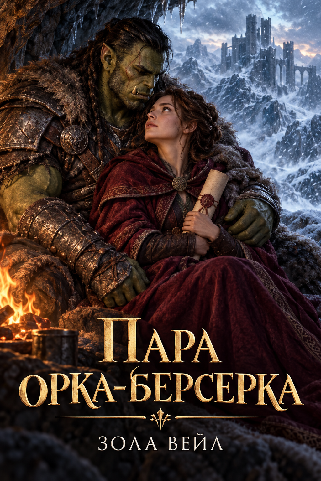 Обложка книги Пара орка-берсерка — Зола Вейл