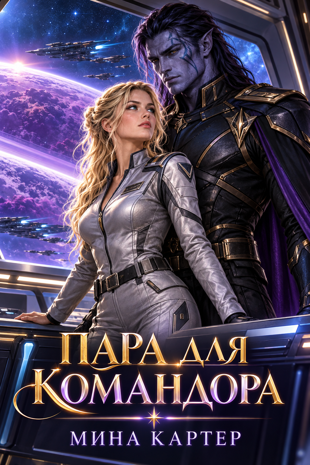 Обложка книги Пара для командора — Мина Картер