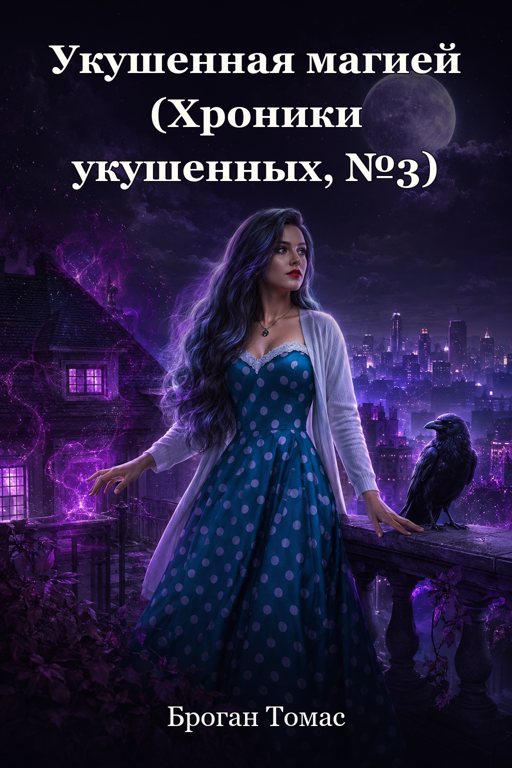 Обложка книги Укушенная магией (Хроники укушенных, №3) — Броган Томас — Bitten by Magic (The Bitten Chronicles, #3)
