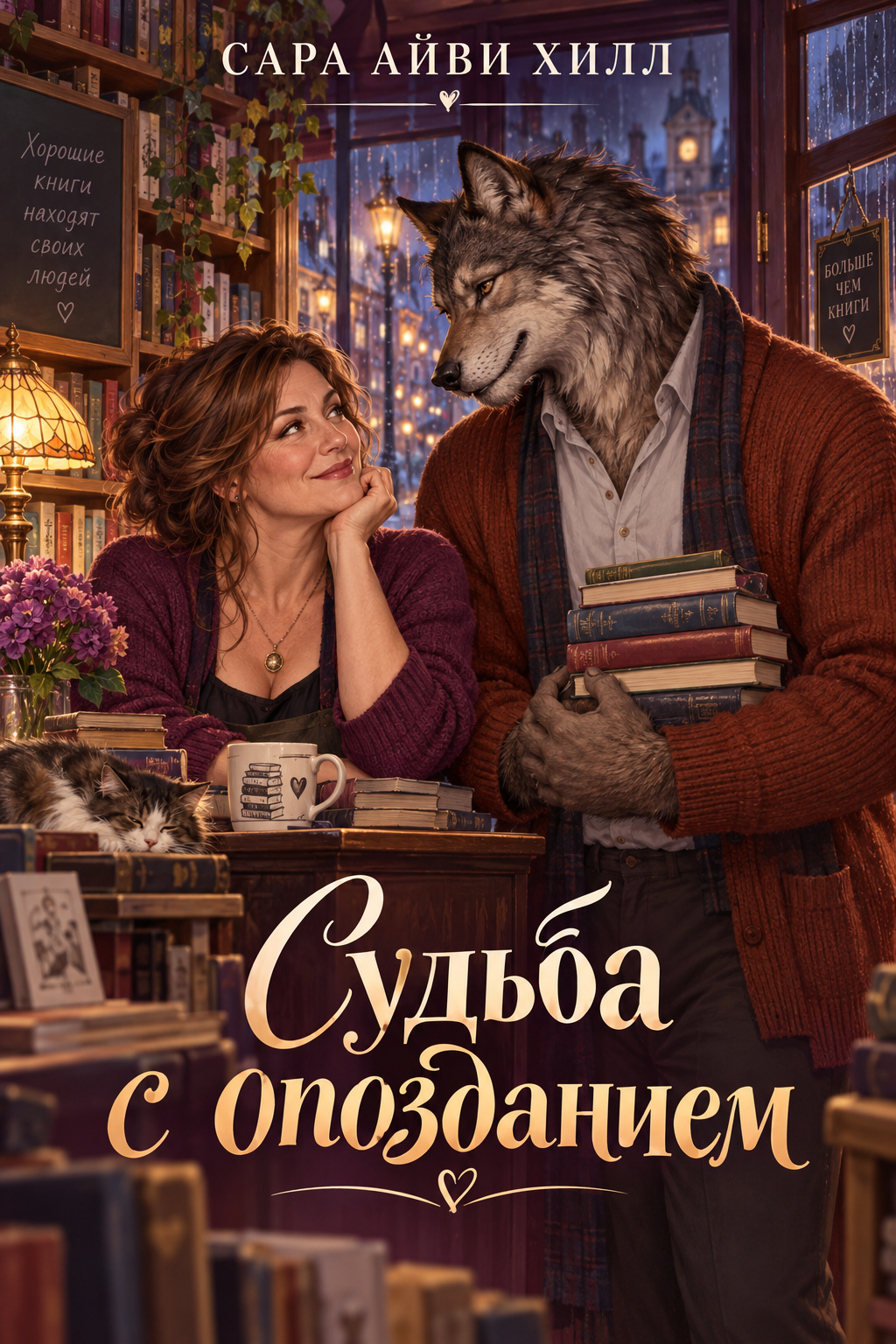 Обложка книги Судьба с опозданием — Сара Айви Хилл
