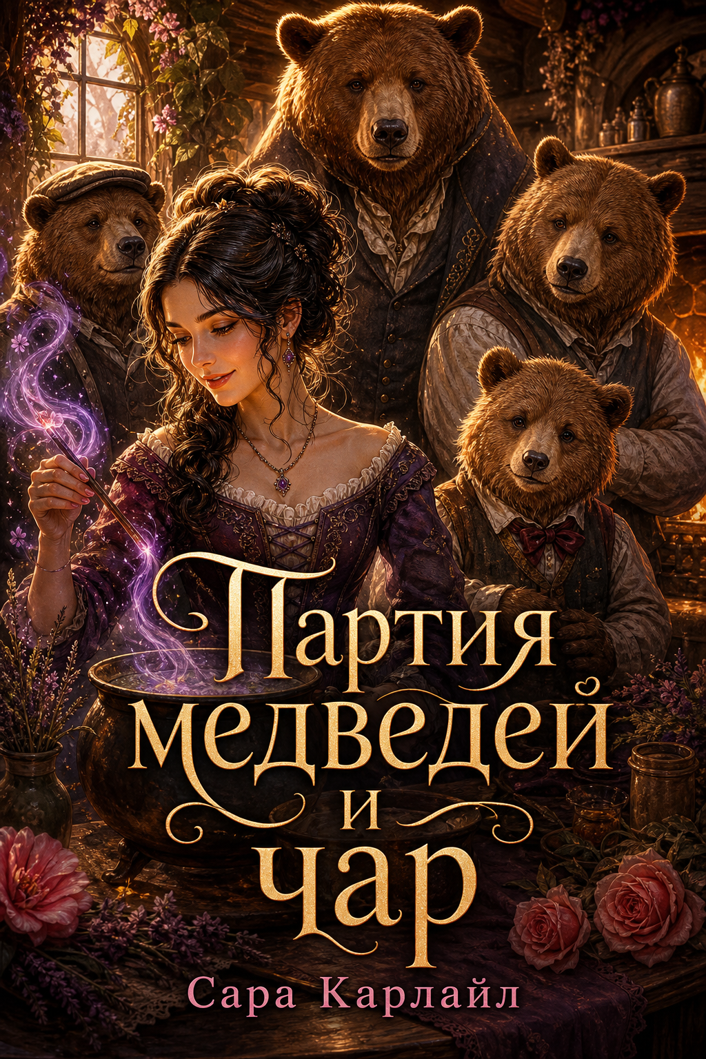 Обложка книги Партия медведей и чар — Сара Карлайл — A Batch of Bears and Bewitchment