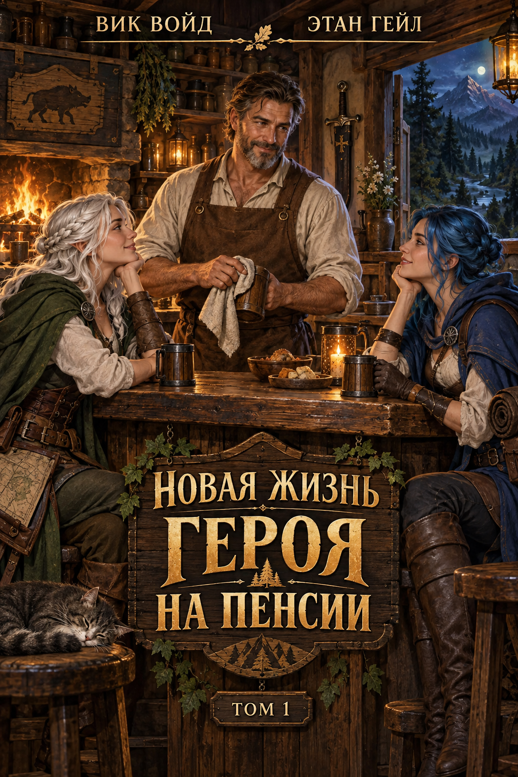Обложка книги Новая жизнь героя на пенсии — Вик Войд, Этан Гейл