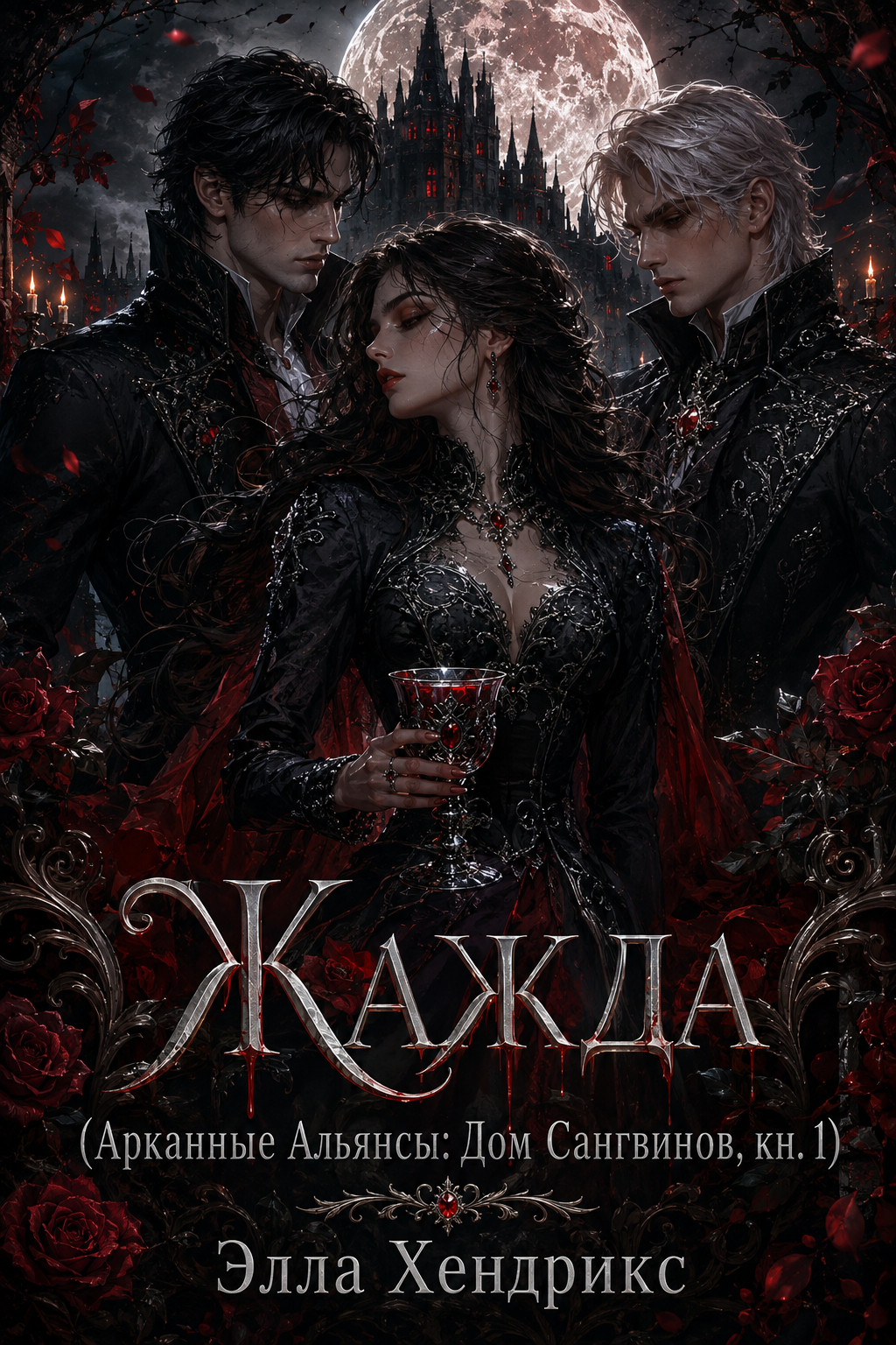 Обложка книги Жажда (Арканные Альянсы: Дом Сангвинов, кн. 1) — Элла Хендрикс — Thirst (Arcane Alliances: House of the Sanguine #1)