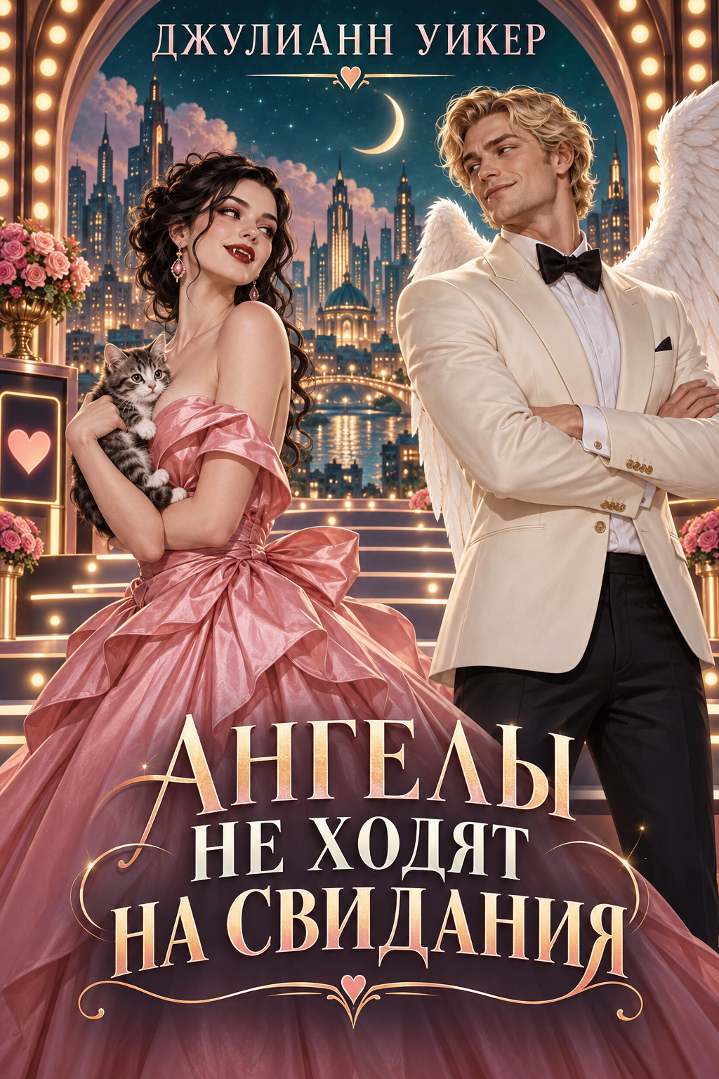 Обложка книги Ангелы не ходят на свидания — Джулианн Уикер
