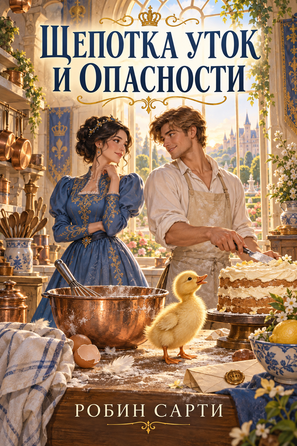 Обложка книги Щепотка уток и опасности — Робин Сарти