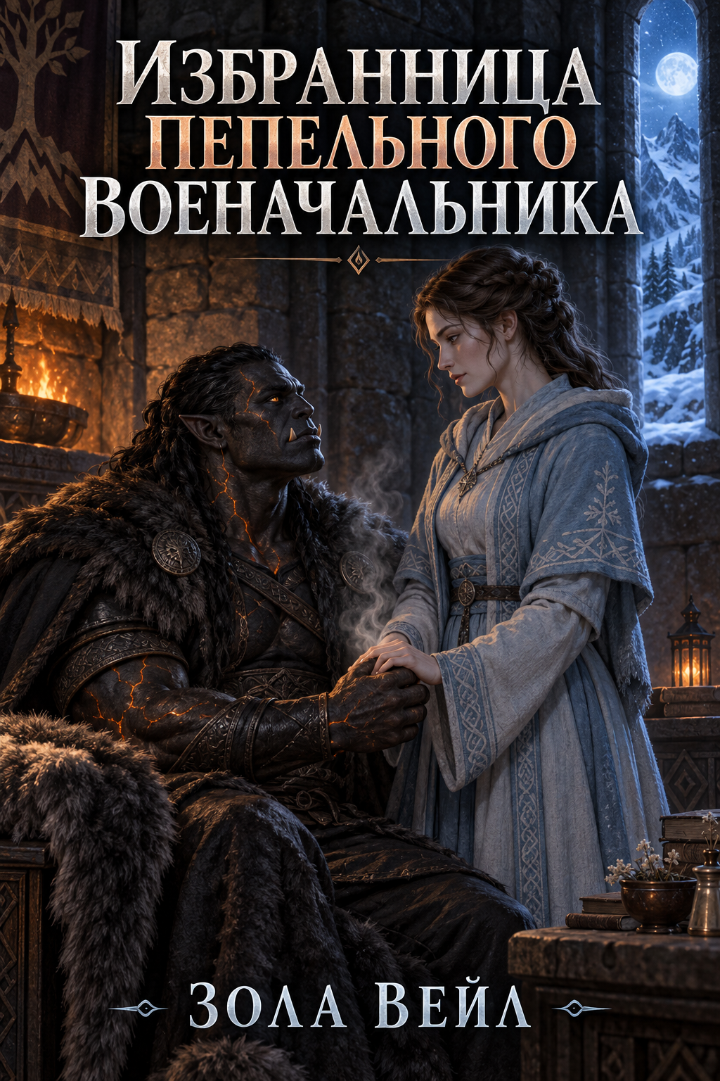 Обложка книги Избранница пепельного военачальника — Зола Вейл