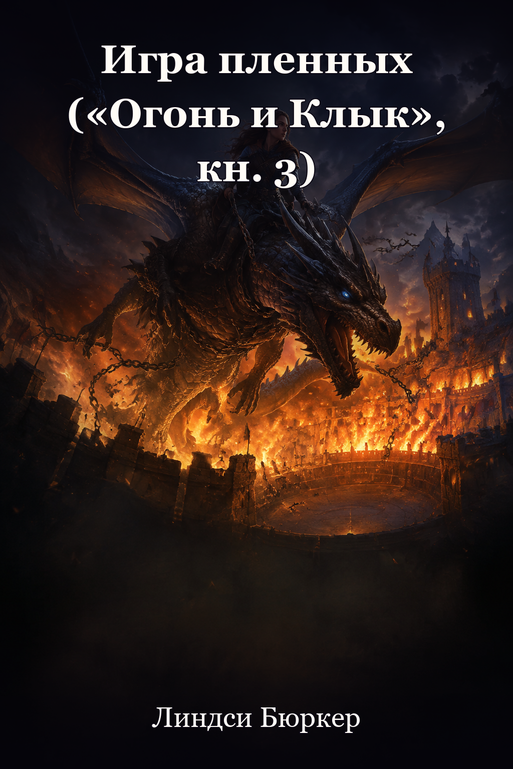 Обложка книги Игра пленных («Огонь и Клык», кн. 3) — Линдси Бюркер — Game of Captives (Fire and Fang #3)