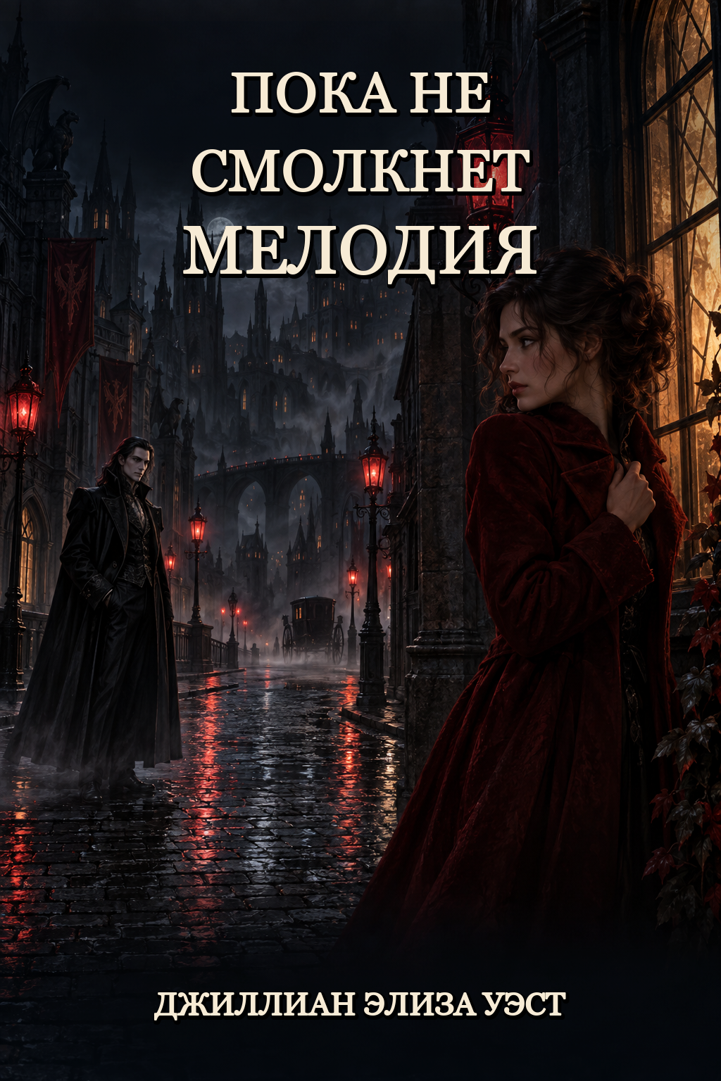 Обложка книги Пока не смолкнет мелодия (Ойлен-Сити, #2) — Джиллиан Элиза Уэст — Until the Melody Ends (Oylen City, #2)